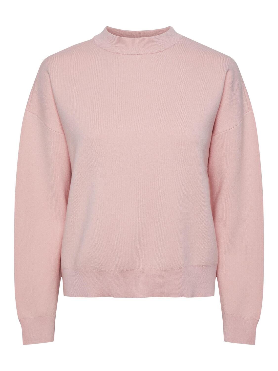 Pieces PCJOVIE LS O-NECK KNIT Rose Shadow 17142055