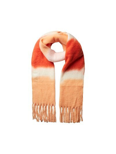 Pieces PCJABINA LONG SCARF BC Tangerine 17142075