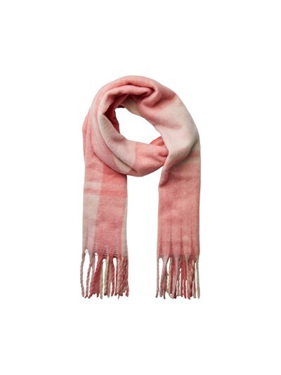 Pieces PCJASMIN LONG SCARF BC Flamingo Pink 17142123