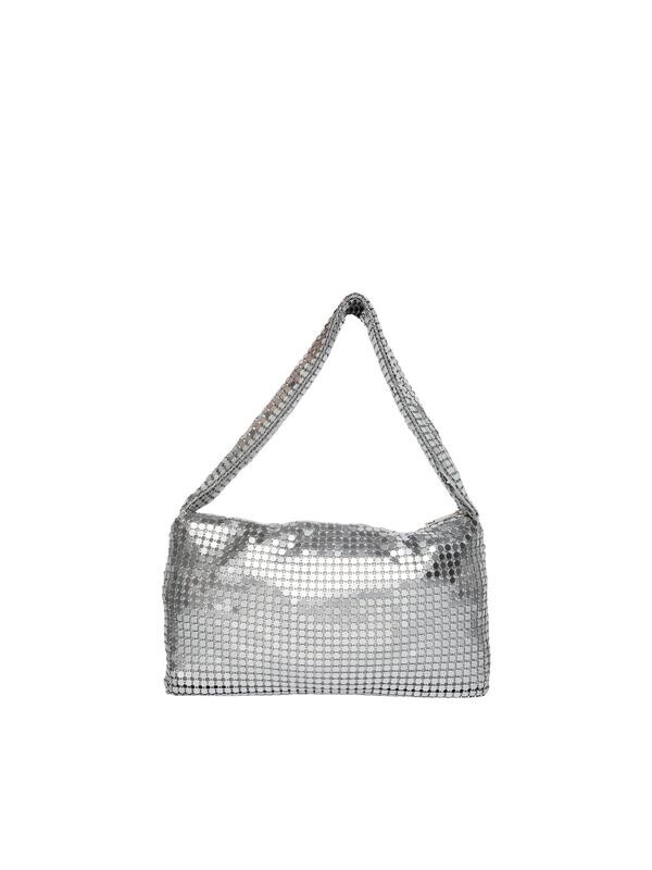 Pieces PCSMILLA METAL SHOULDER BAG Silver 17144058