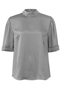YaYa Turtle top w. puff slv QUILL GREY 01-701143-310