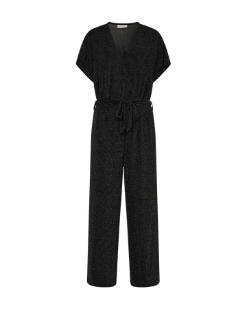Freequent FQJALUX-JUMPSUIT Black w. Silver 203044