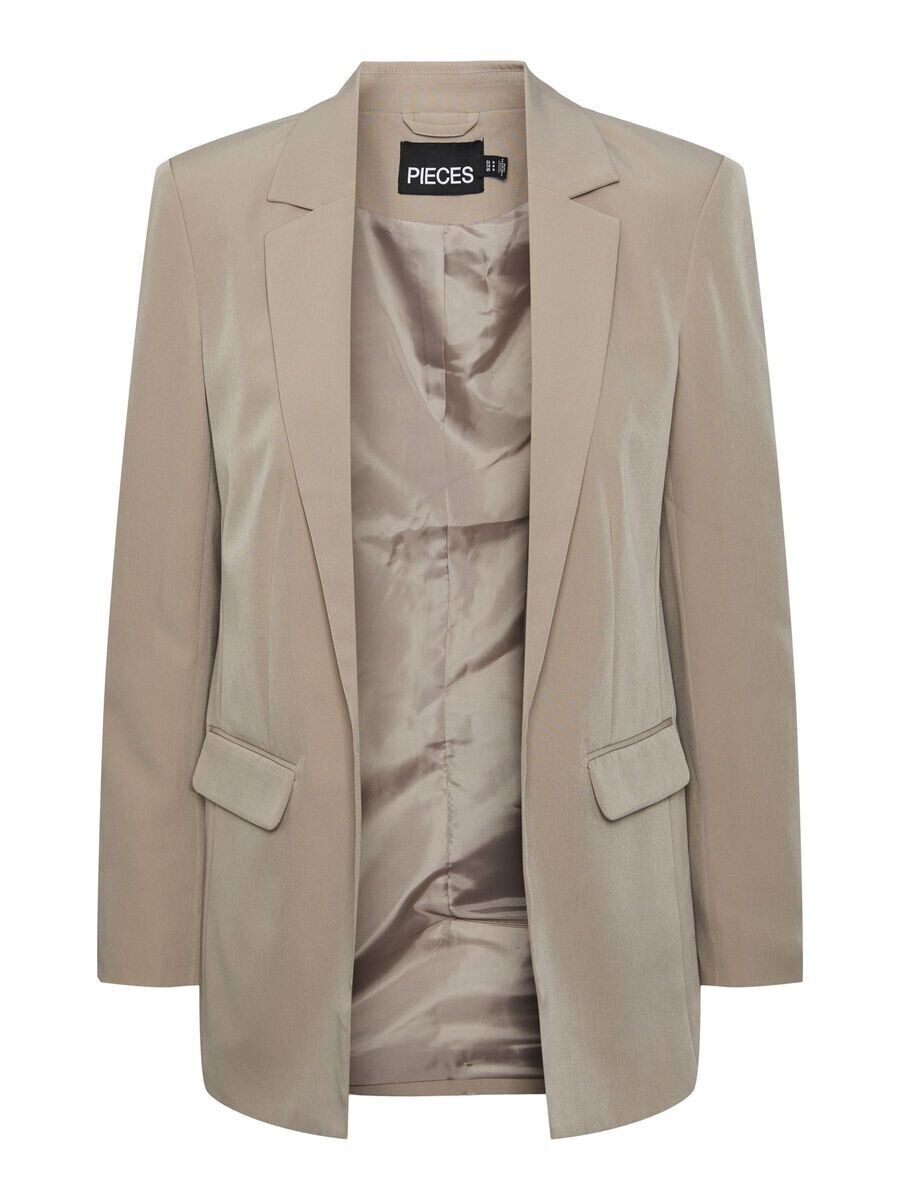 Pieces PCBOSSY LS LOOSE BLAZER NOOS Silver Mink 17114792