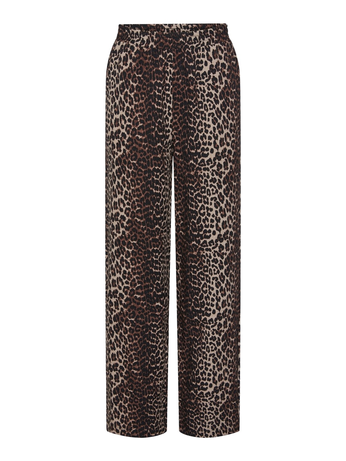 Pieces PCMELLISA HW PANTS Black/LEO 17147590