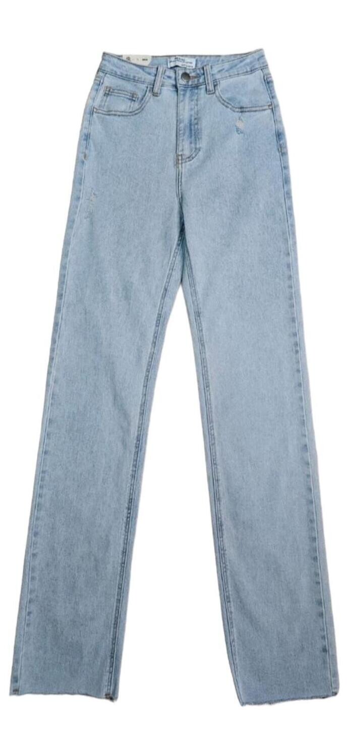 Nameless Straight jeans extra lang med blue Rd2225