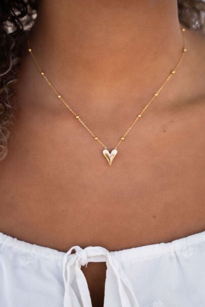 My Jewellery Necklace heart goud MJ08822