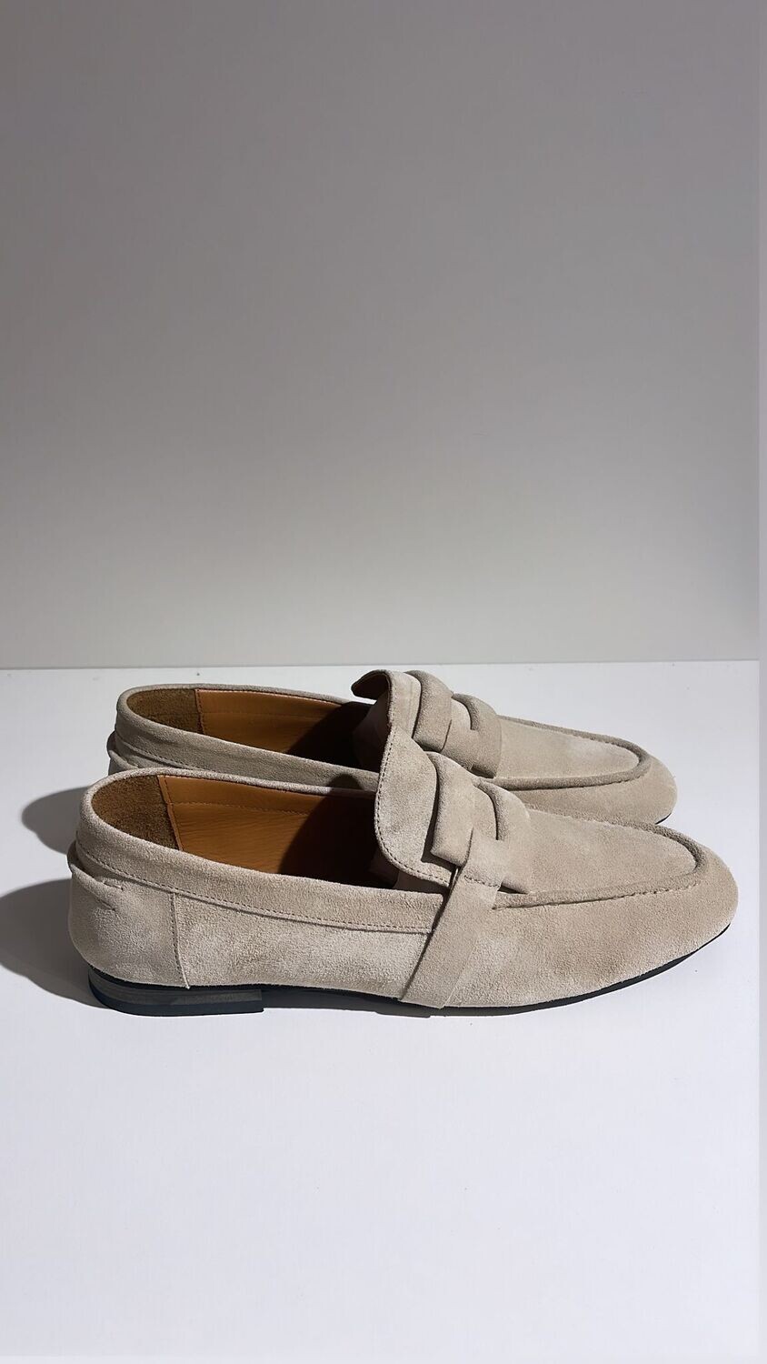 babouche loafer met gesp Beige Zoey-2