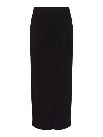 Pieces PCMARLEE HW ANKLE PENCIL SKIRT Black 17147266