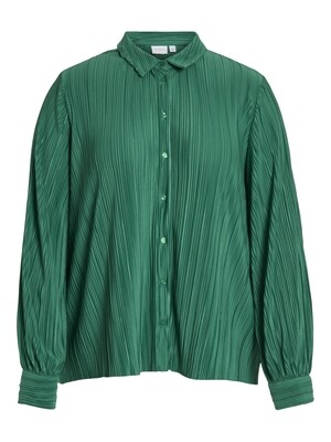 Bestseller Vila VIKERASI PLISEE L/S SHIRT/CUR Ultramarine Green 14094907