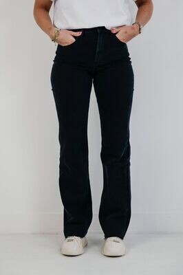 Nameless Extra long Wide leg jeans zwart RD2325