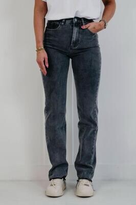 Nameless Extra long straight jeans Grijs RD2269