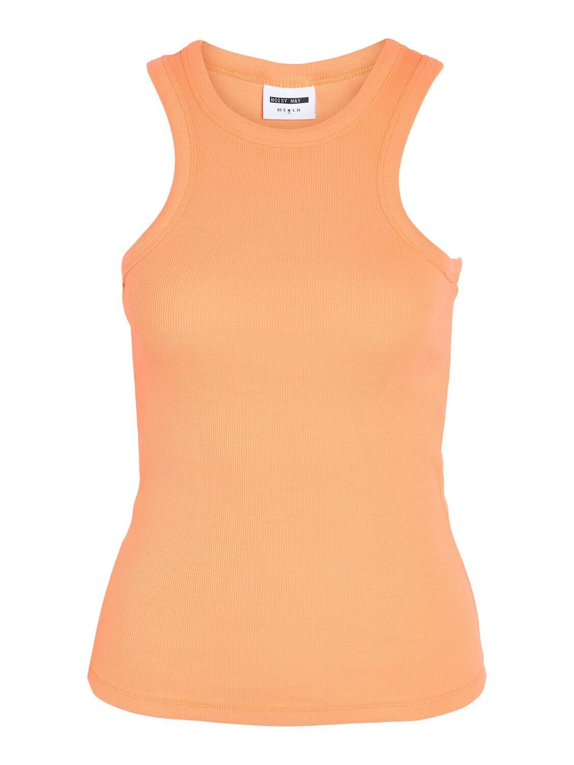 Noisy May NMMAYA S/L HALTER NECK TOP NOOS Cantaloupe 27020871
