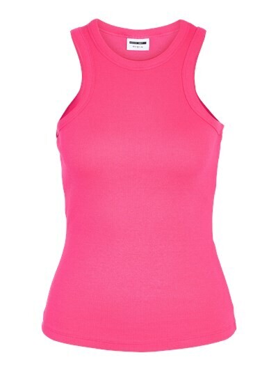 Noisy May NMMAYA S/L HALTER NECK TOP NOOS Raspberry Sorbet 27020871