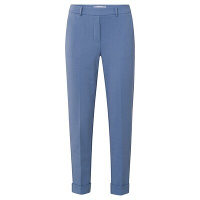 Yaya Jersey tailored trousers with INFINITY BLUE 01-309118-404
