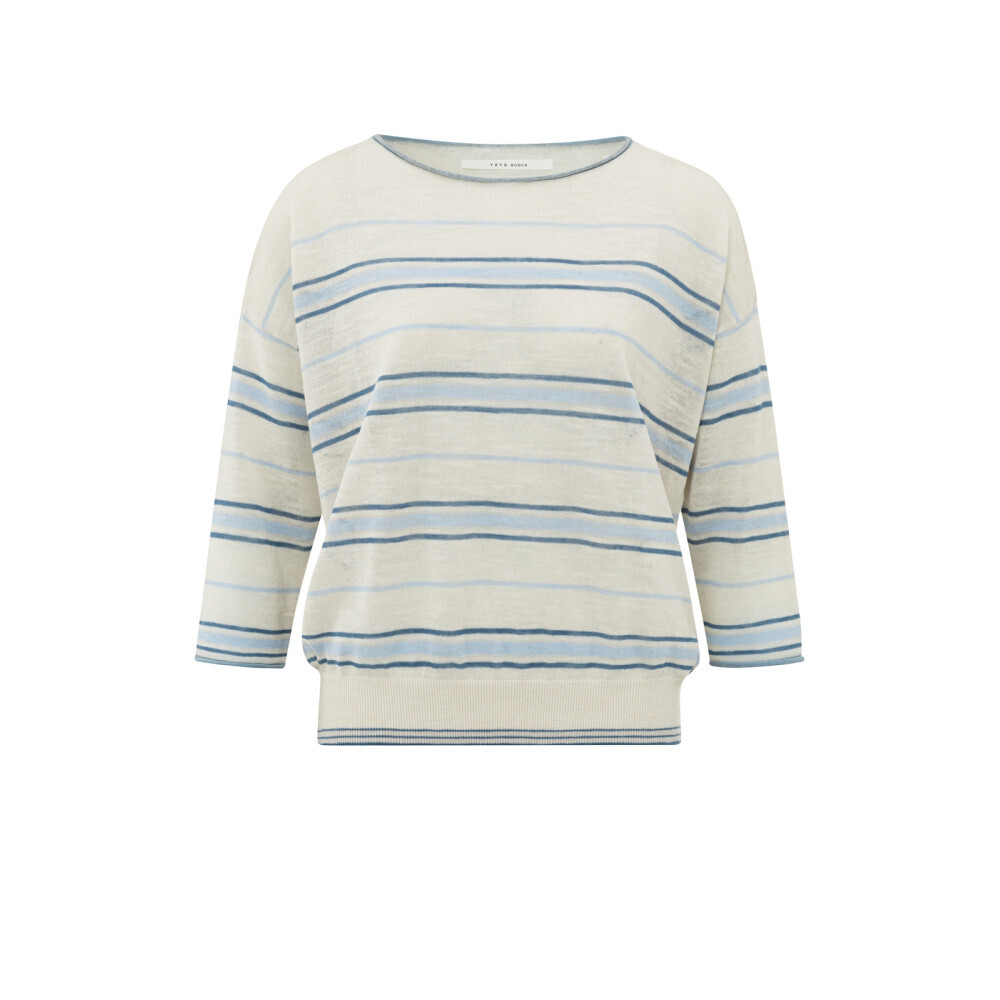 Yaya Striped sweater BEIGE DESSIN 01-000359-404