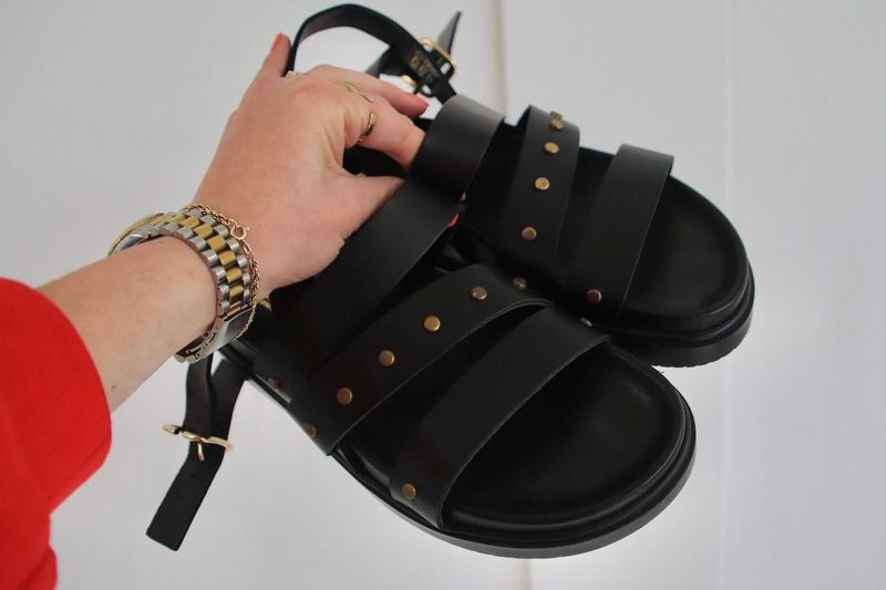 Deabused MD86 Sandaal stud black 21623150