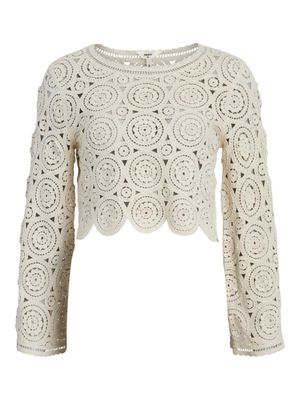Object OBJRAY L/S KNIT PULLOVER REP Sandshell 23041604
