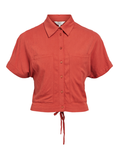 Object OBJBIKO RE S/S SHIRT 133 Redwood 23044485