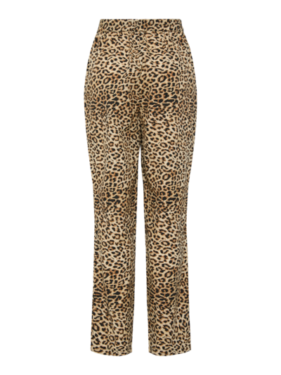 Pieces PCNANCY HW WIDE PANT D2D DMO Dove/Leo 17156548
