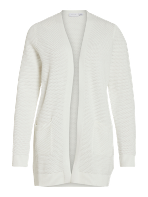 Vila VIDALO L/S KNIT CARDIGAN- NOOS White Alyssum 14097125