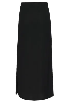 Pieces PCLUNA HW ANKLE PENCIL SKIRT SA BC Black 17147742