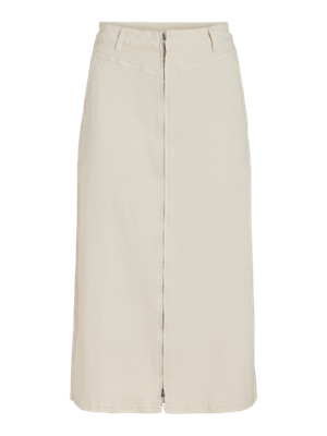 Vila VIHEDEA HW MIDI SKIRT Birch 14102312