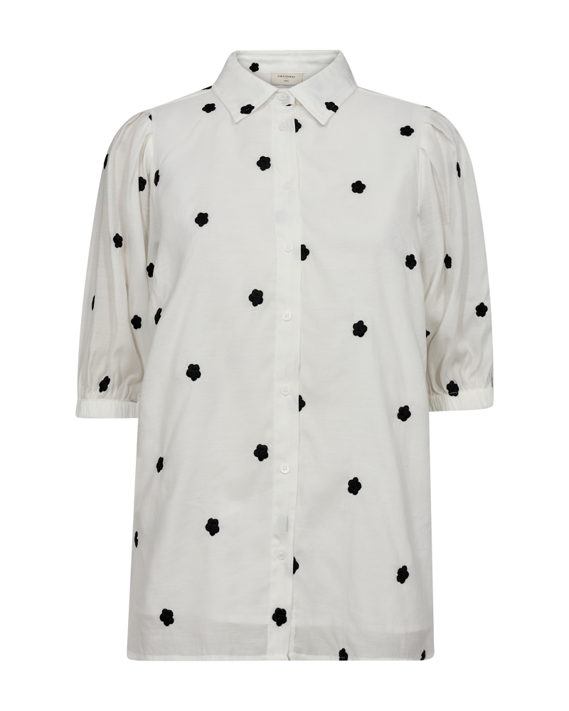 Freequent FQSTREAM-SHIRT Brilliant White w. Black 204867