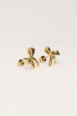 My Jewellery Earstuds bow big Gold MJ10987