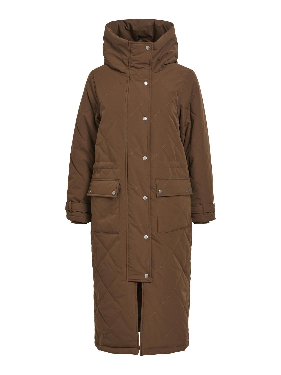 Object OBJKATIE LONG COAT NOOS bruin 23035938