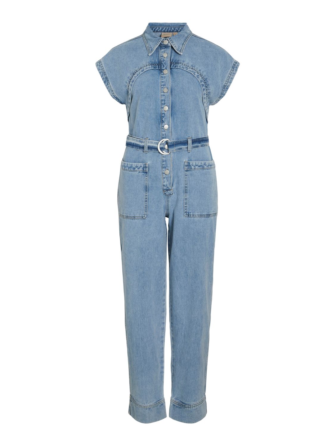Vila VIMARI S/L DENIM JUMPSUIT/ROU Light Blue Denim 14098133