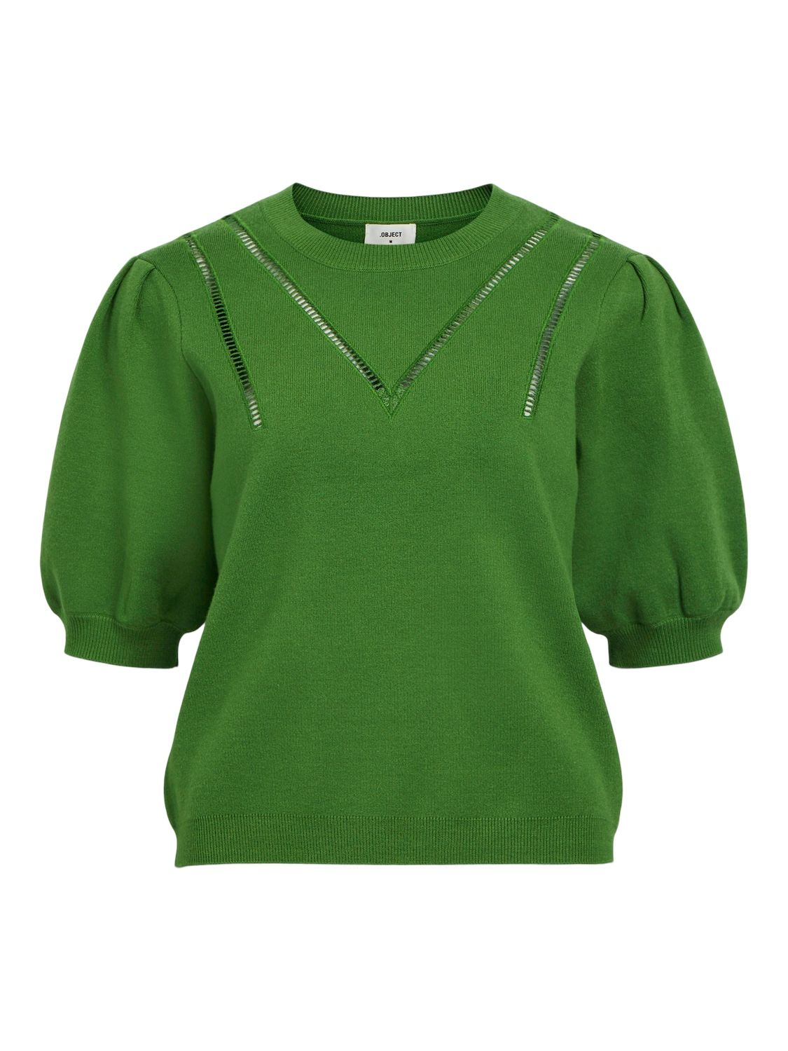 Object OBJVARI KNIT 2/4 RE KNIT PULLOVER 1: Treetop 23044918