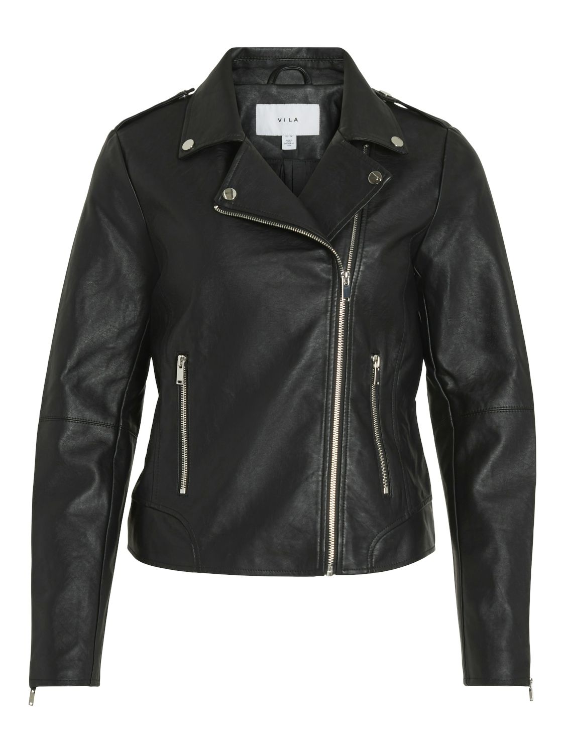 Vila VICARA COATED JACKET - NOOS Black 14044851
