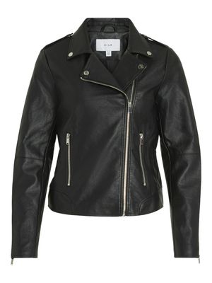 Vila VICARA COATED JACKET - NOOS Black 14044851