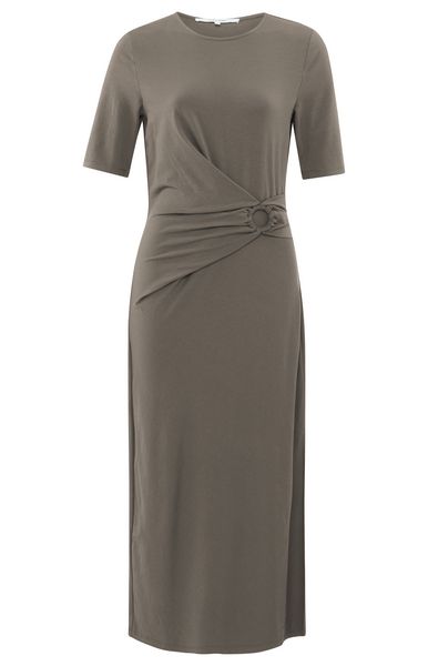 Yaya Dress with ring detail CLAY PEBBLE GREY 01-609136-407