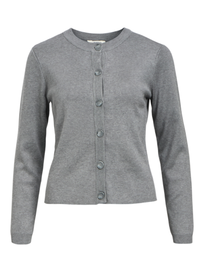 Object OBJESTER SLI L/S KNIT CARDIGAN NOOS Medium Grey Melange 23044627