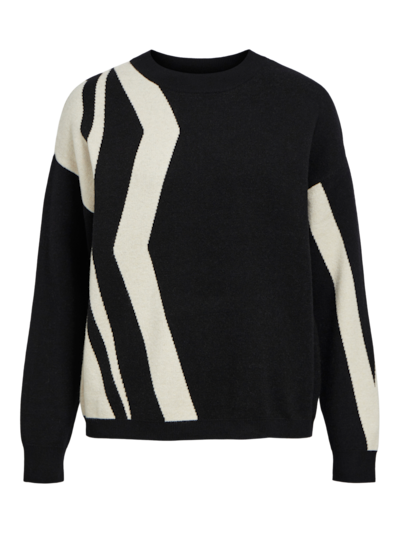 Object OBJRAY LO L/S KNIT PULLOVER AOP NOO: 177981006 23044642, Size: XS