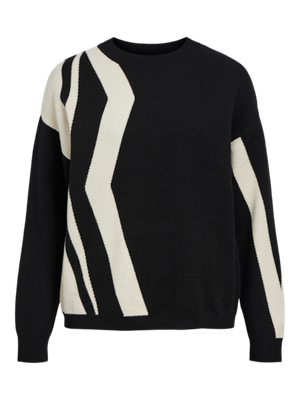 Object OBJRAY LO L/S KNIT PULLOVER AOP NOO: 177981006 23044642