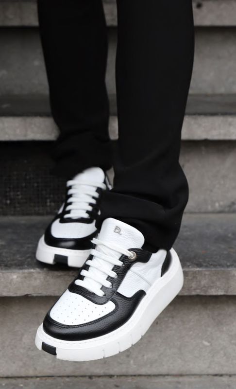 Babouche Lifestyle Sneaker Black-white Feline-13