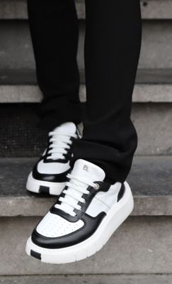 Babouche Lifestyle Sneaker Black-white Feline-13