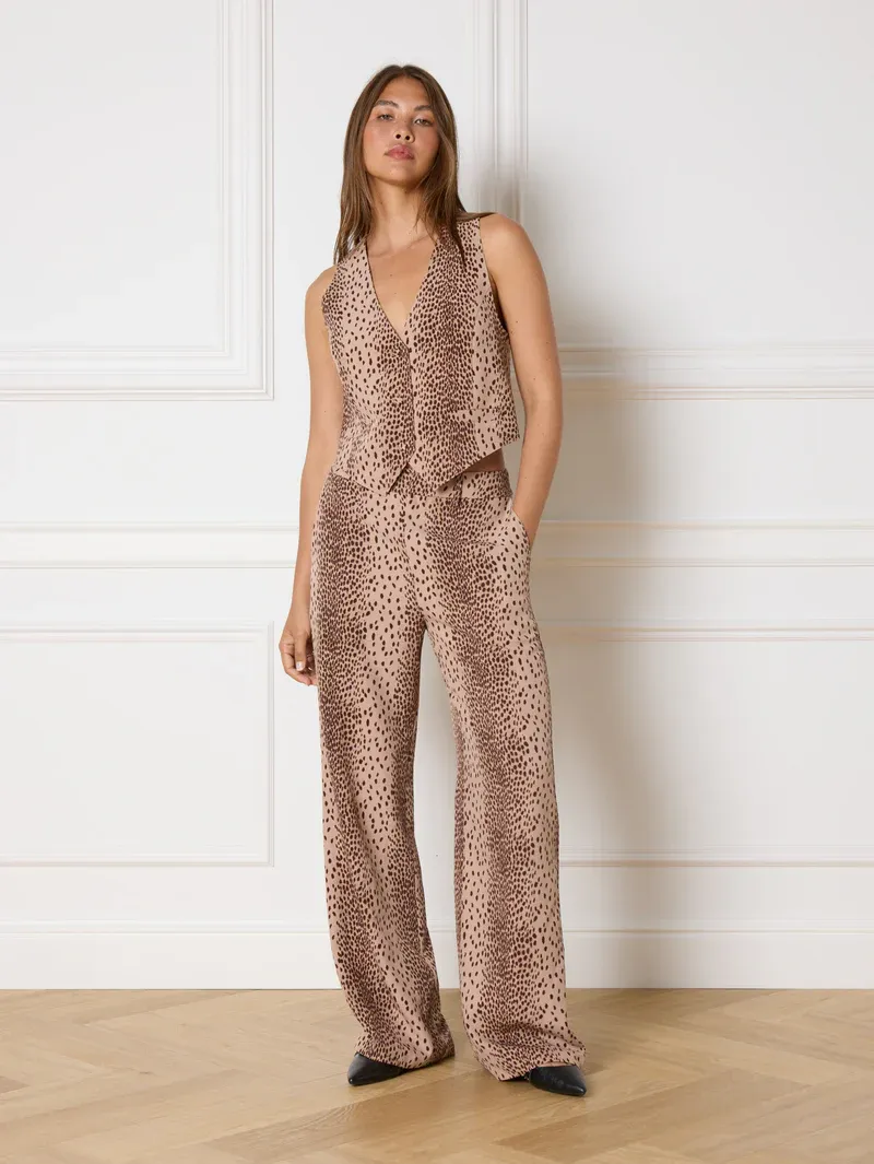 Refined Department Puck Leopard Pant 850 Leopard R2407159442