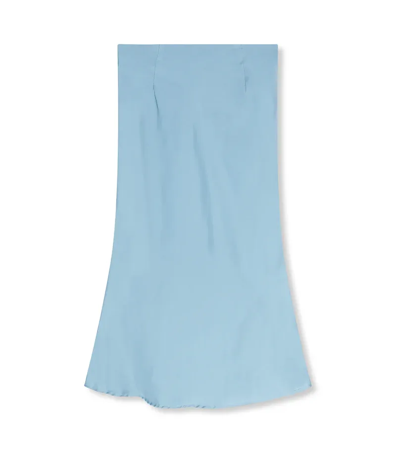 Refined Department Audrey Satin Skirt 200 Light Blue R240725554