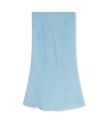 Refined Department Audrey Satin Skirt 200 Light Blue R240725554