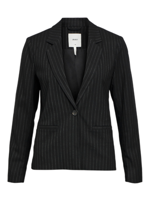 Object OBJLISA L/S BUTTON BLAZER AOP NOOS Black/Grey 23044564