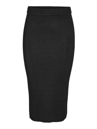 Noisy May NMJAZ HW MIDI KNIT SKIRT FWD NOOS Black 27027625