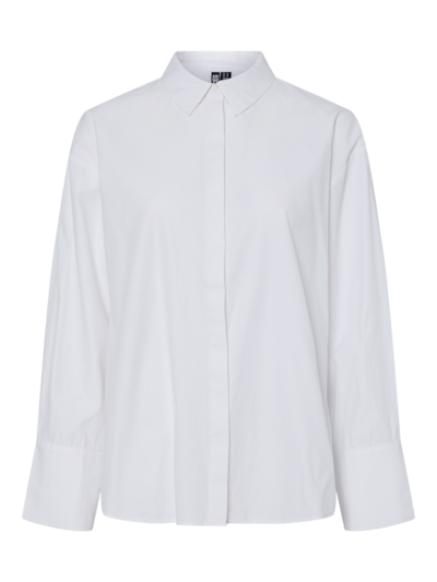 Pieces PCJULIE LS WIDE SLEEVE SHIRT D2D Bright White 17155459