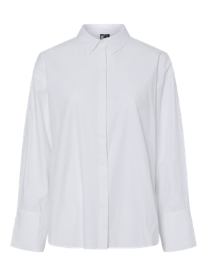 Pieces PCJULIE LS WIDE SLEEVE SHIRT D2D Bright White 17155459