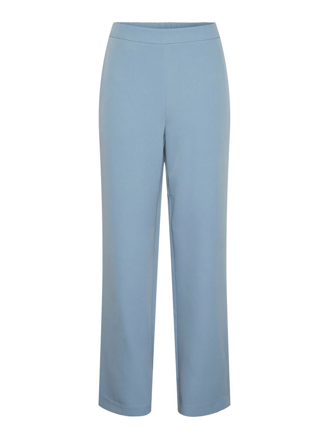 Pieces PCBOZZY HW WIDE PLAIN PANT NOOS BC Faded Denim 17140744