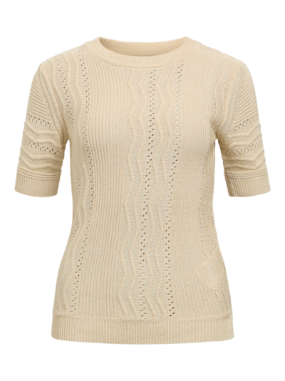 Object OBJFRIELLA KNIT S/S SLI PULLOVER 13: Treetop/Gold lurex 23044952