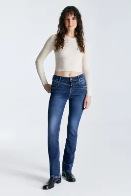 Cup Of Joe Denim bootcut Dark Blue Judith