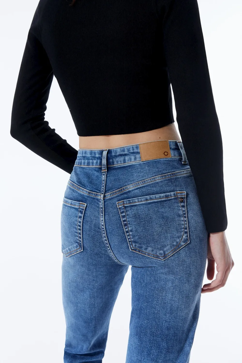 Cup Of Joe Denim high waist straight Medium Blue Kylie